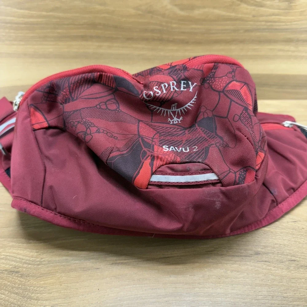 OSPREY Savu 2 Red Lumbar Pack Waist Hip Fanny Bag Hiking Outdoor Bag